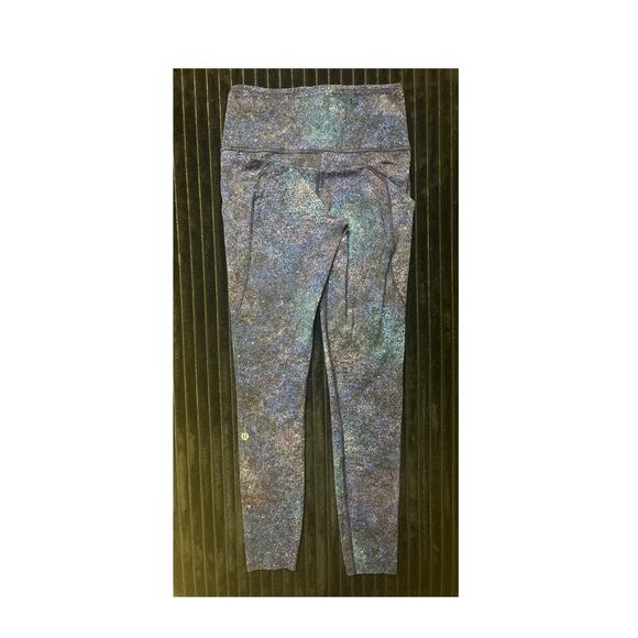 Lululemon Fast and Free High Rise Tight 25" – Polar Lights Multicolor, Size 5 - Picture 2 of 3
